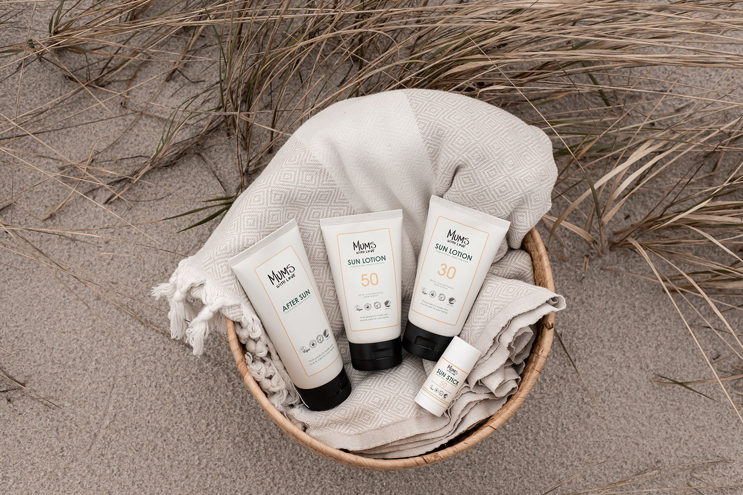MUMS WITH LOVE's sun care series